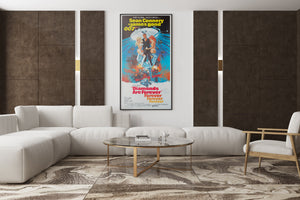 Diamonds Are Forever 1971 US 3 Sheet Film Movie Poster, Robert McGinnis