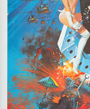 Diamonds Are Forever 1971 US 3 Sheet Film Movie Poster, Robert McGinnis - detail