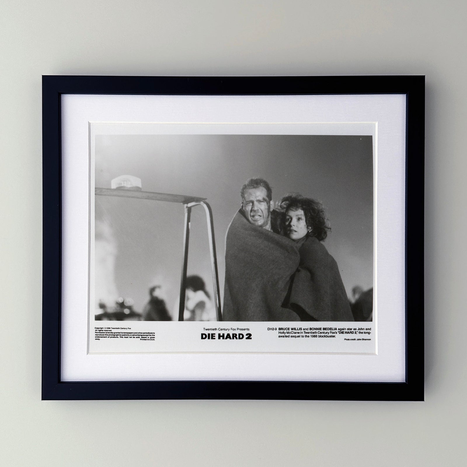 Die Hard 2 1990 Film Movie Press Publicity Still Framed