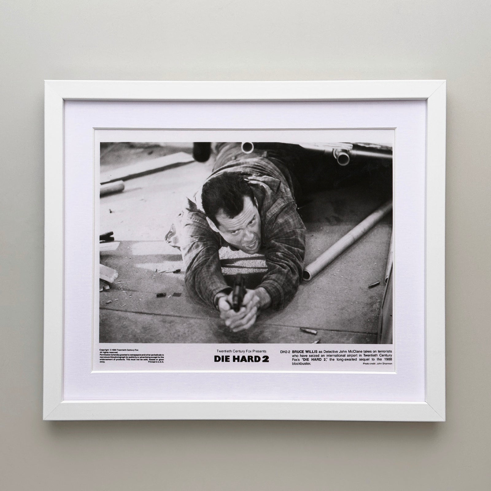 Die Hard 2 1990 Film Movie Press Publicity Still Framed