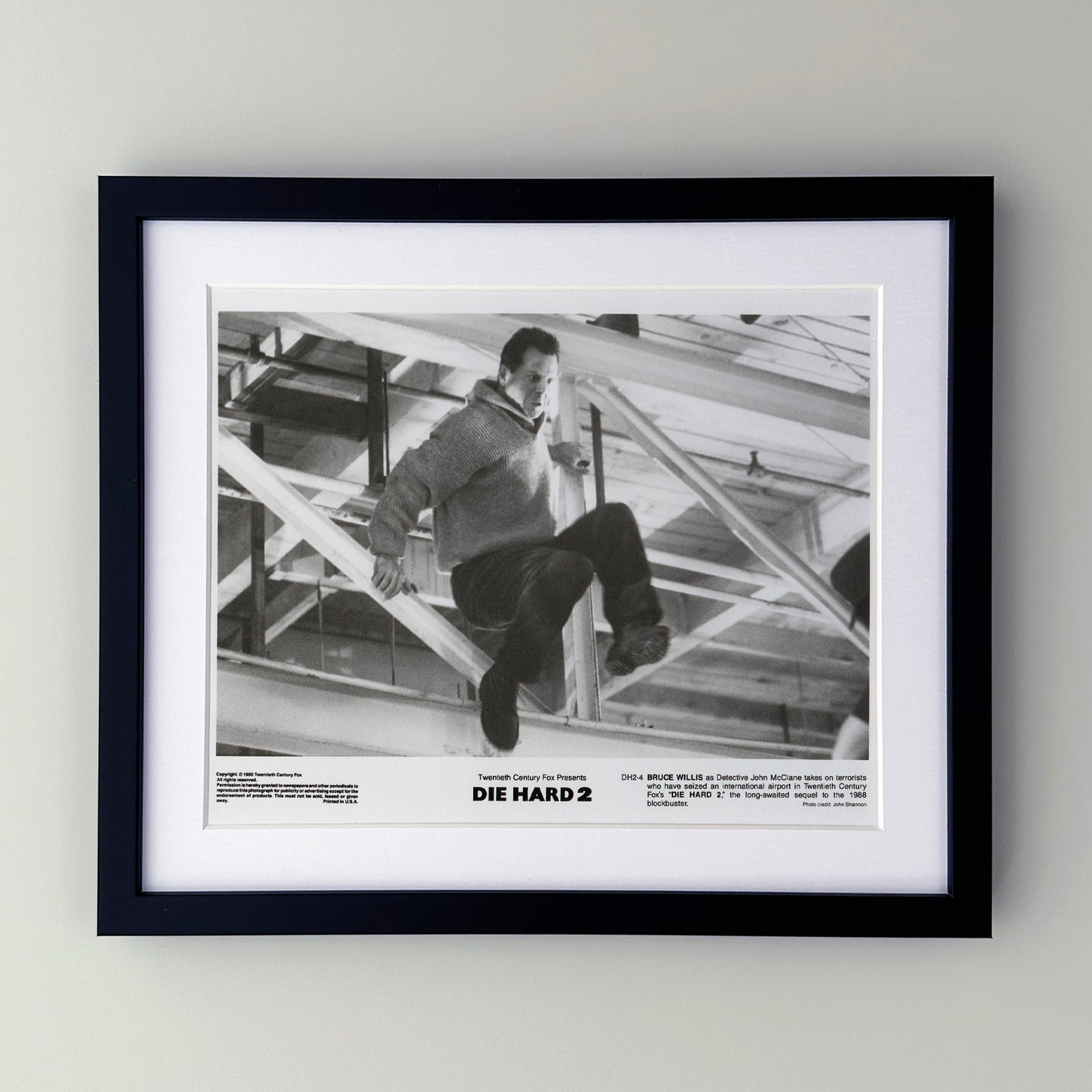 Die Hard 2 1990 Film Movie Press Publicity Still Framed