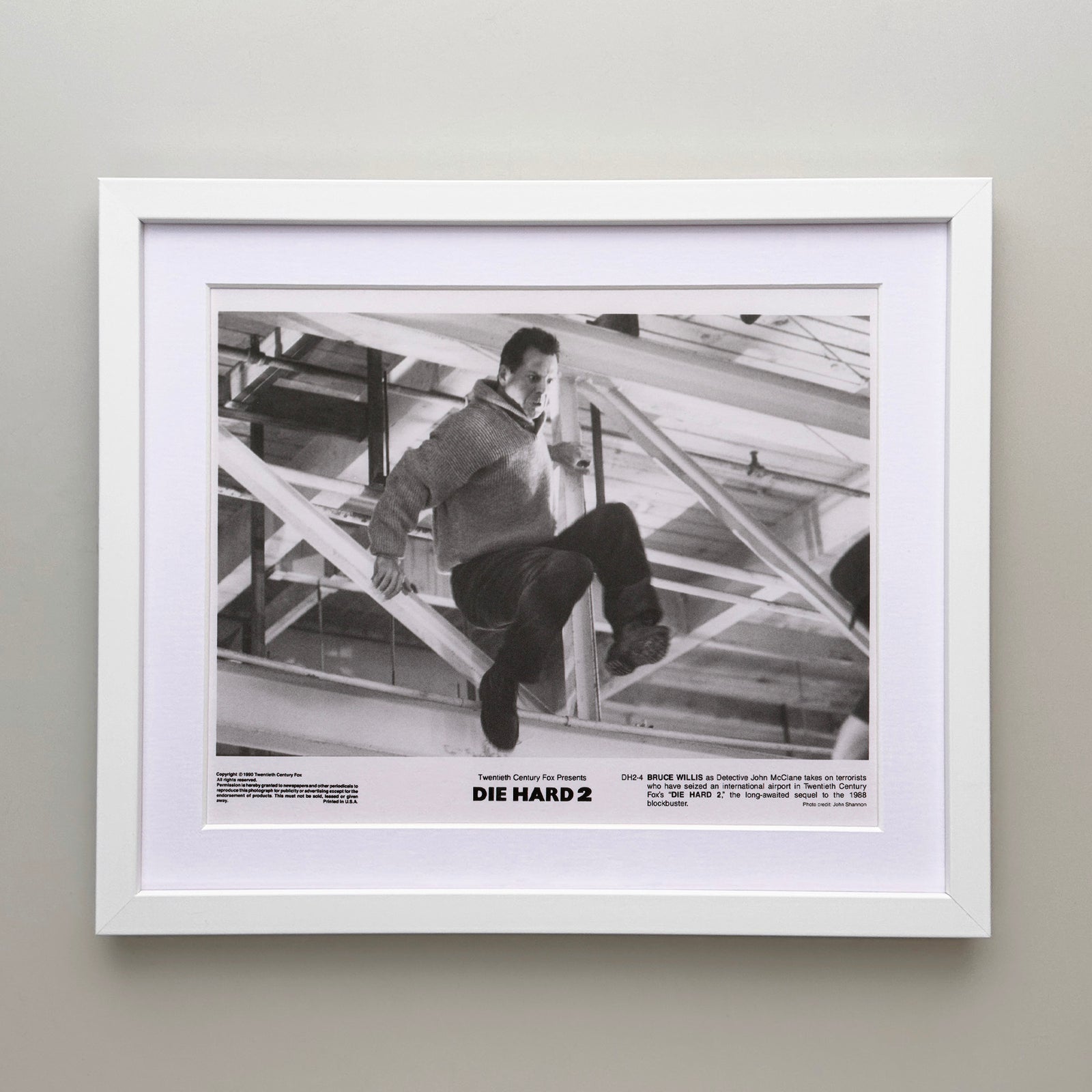 Die Hard 2 1990 Film Movie Press Publicity Still Framed