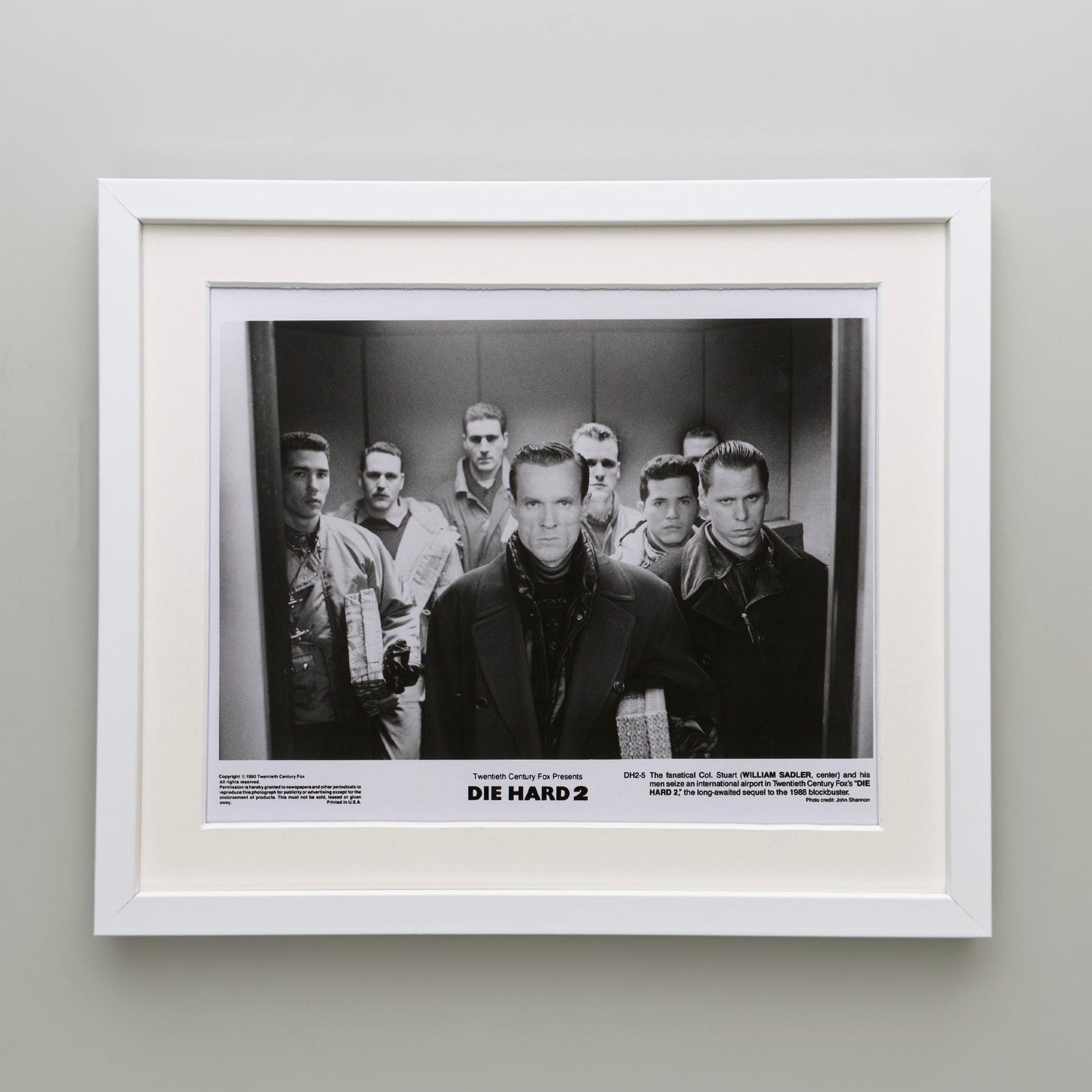 Die Hard 2 1990 Film Movie Press Publicity Still Framed