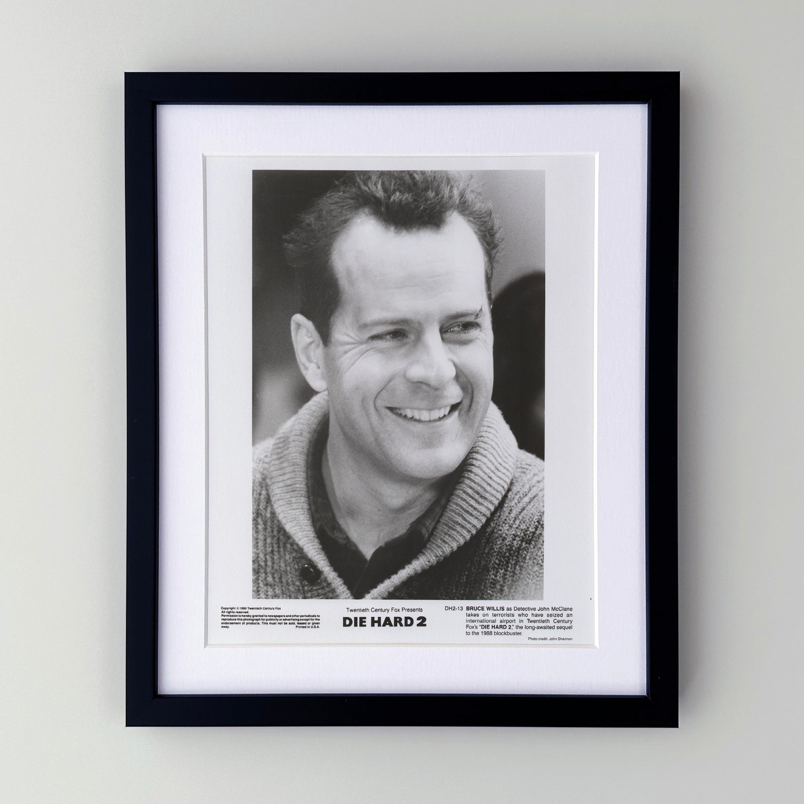 Die Hard 2 1990 Film Movie Press Publicity Still Framed