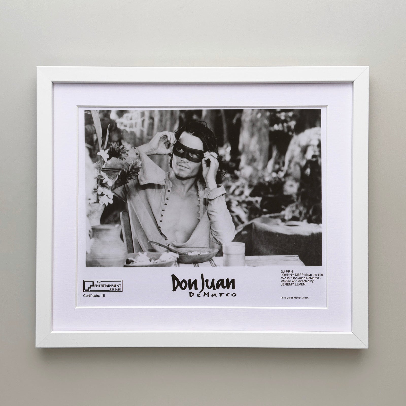 Don Juan DeMarco 1994 Publicity Film Movie Press Still Framed