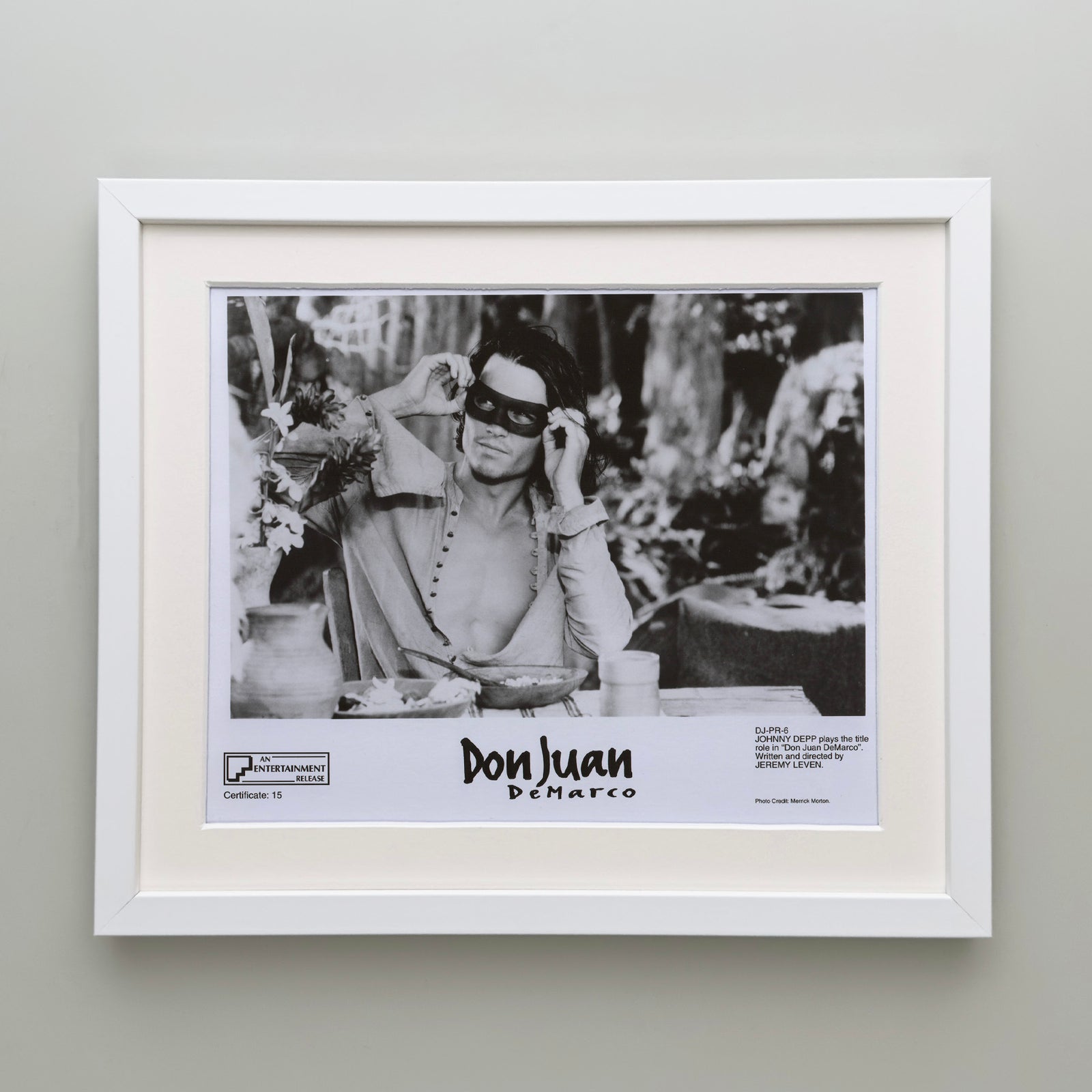 Don Juan DeMarco 1994 Publicity Film Movie Press Still Framed