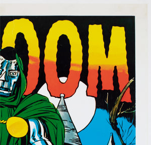 Dr Doom 1970 Marvel Poster, Jack Kirby