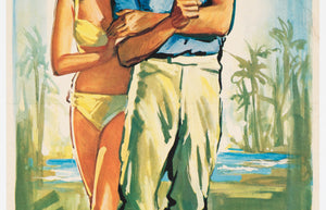 Dr. No 1963 French Petite Film Movie Poster, Boris Grinsson - detail