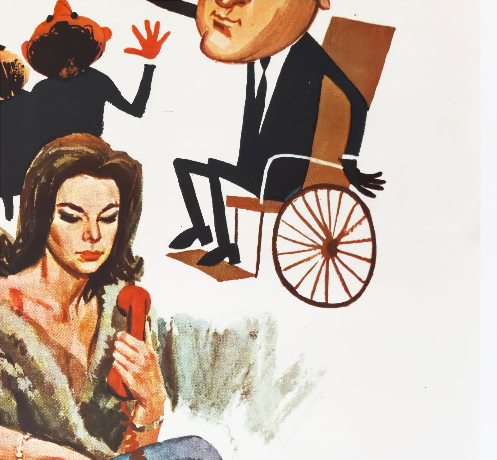 Dr Strangelove 1964 Spanish 1 Sheet Film Poster - detail