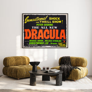 Dracula 1958 UK Quad Film Movie Poster