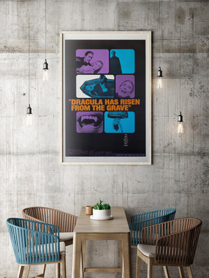 Dracula has Risen from the Grave 1969 US International 1 Sheet Film Movie Poster , Steve Frankfurt & Phillip Gips