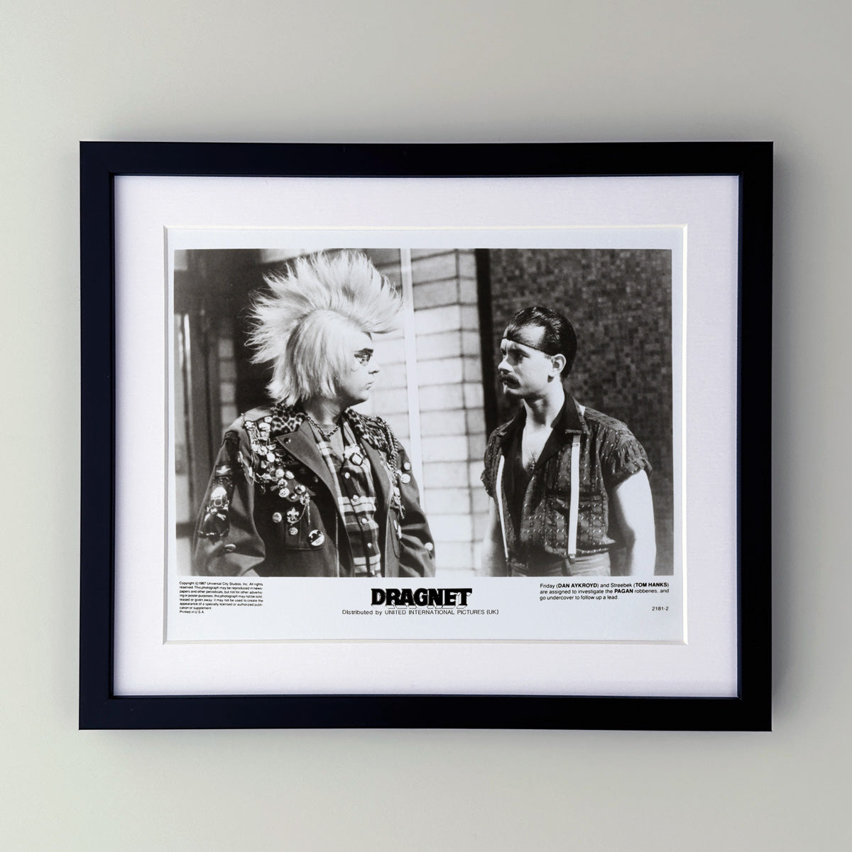 Dragnet (1987) Publicity Film Still - Framed