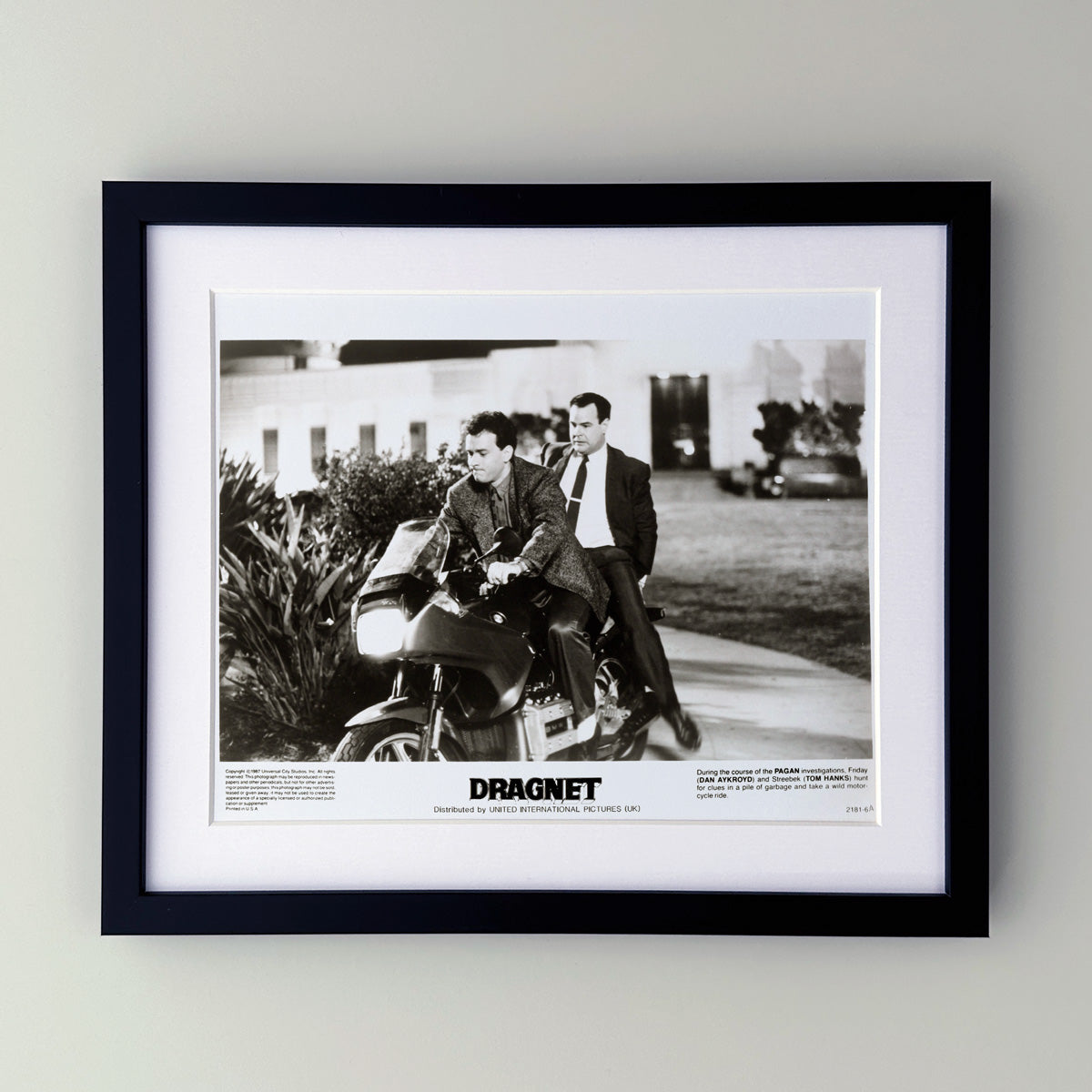 Dragnet (1987) Publicity Press Film Movie Still Photo - Framed