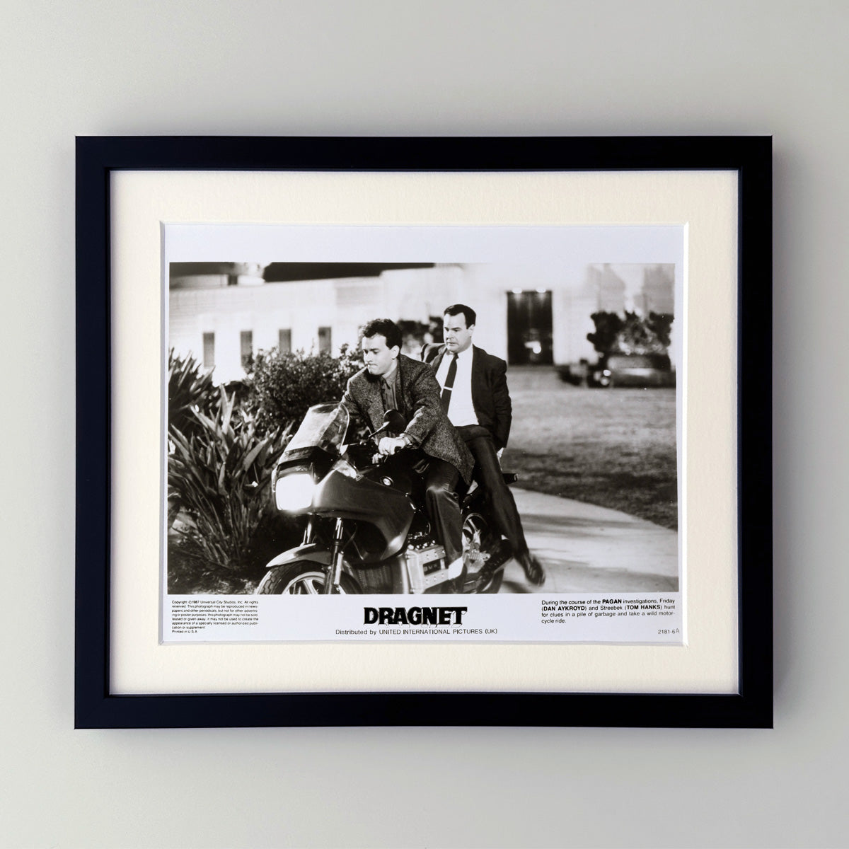 Dragnet (1987) Publicity Press Film Movie Still Photo - Framed