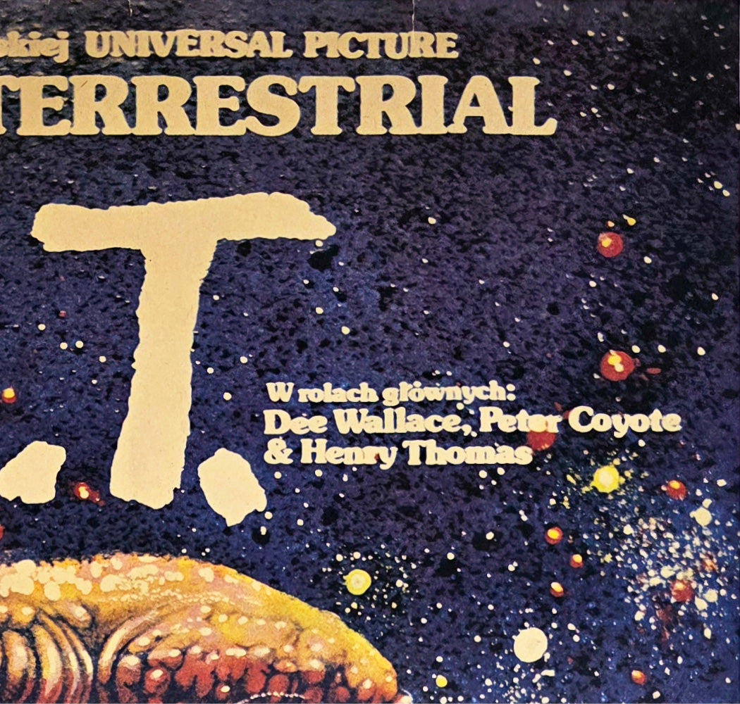 ET 1984 Polish B1 Film Poster Jakub Erol - detail