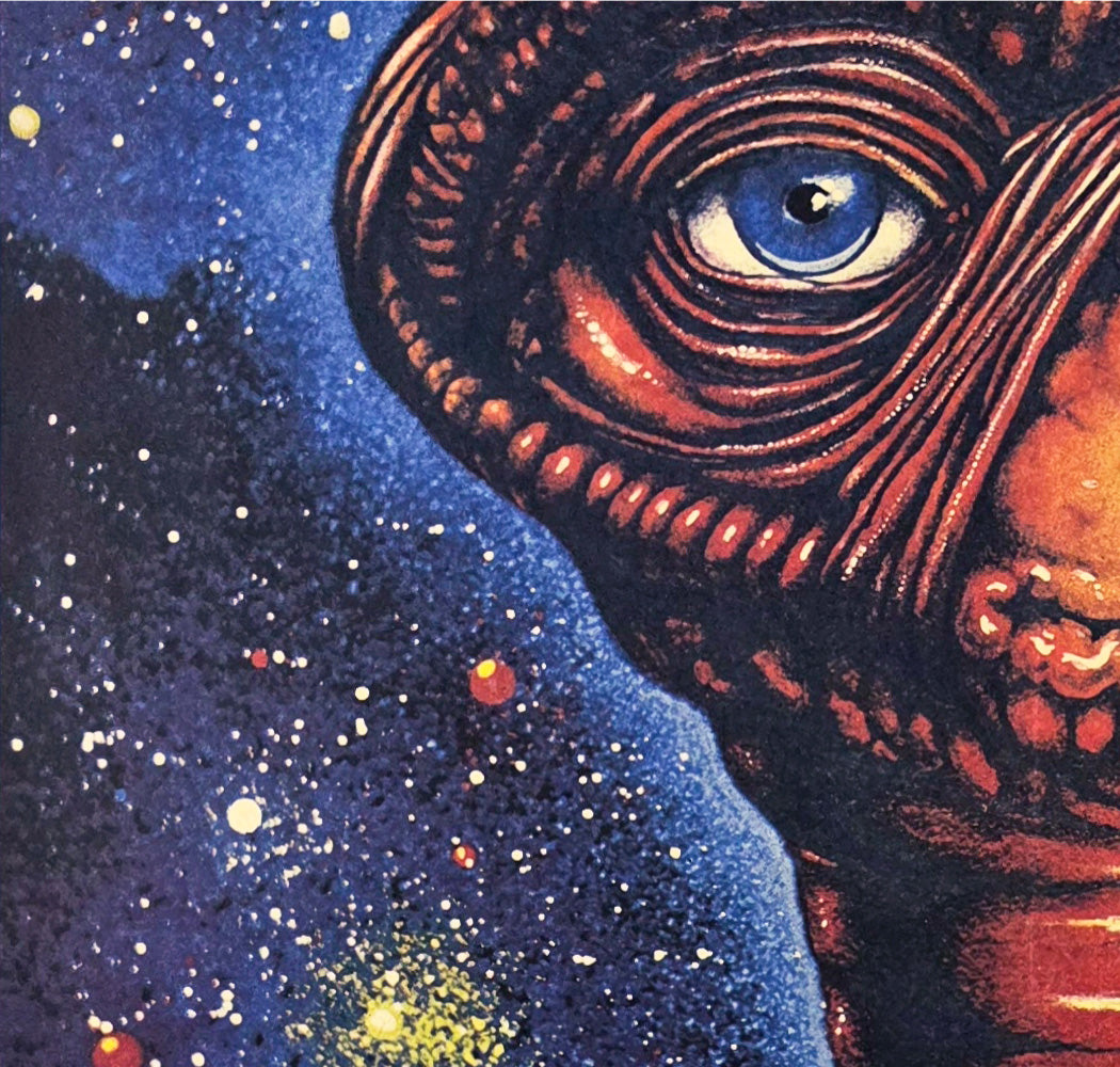 ET 1984 Polish B1 Film Poster Jakub Erol - detail