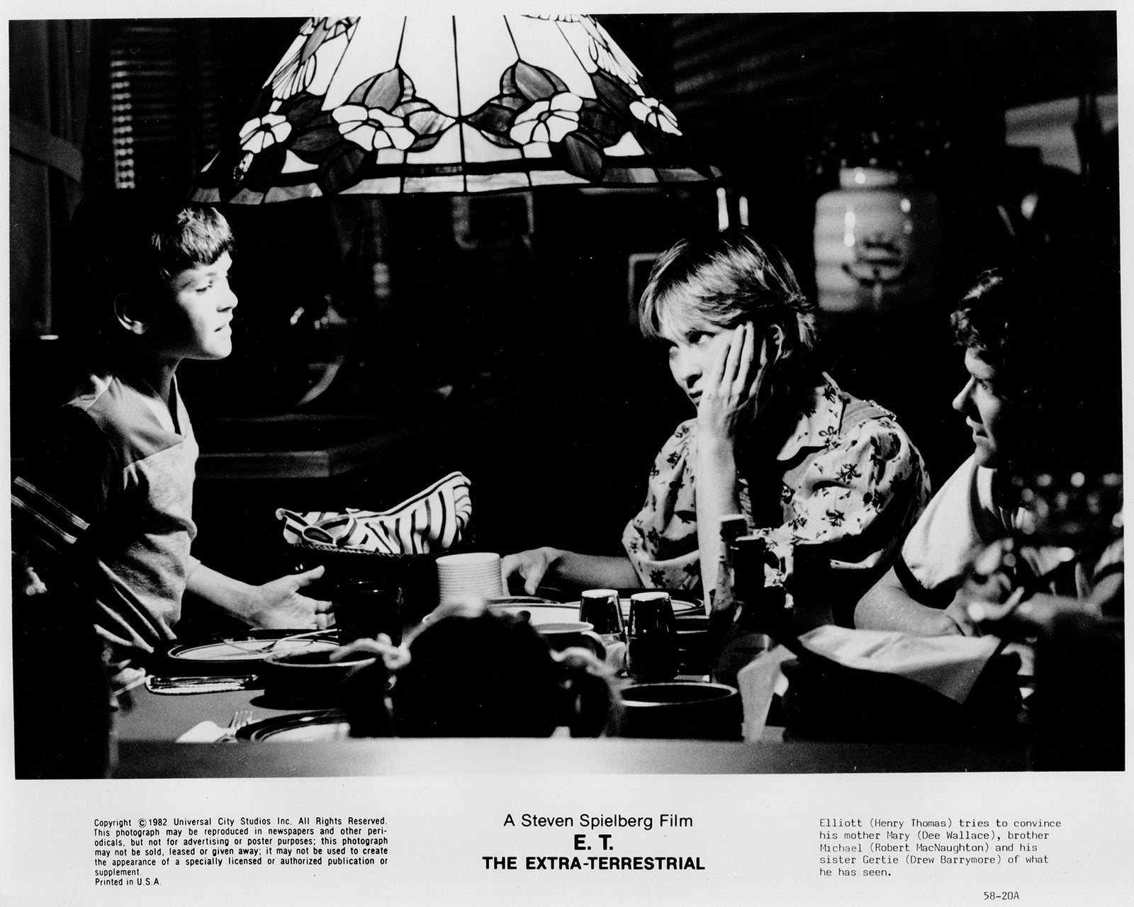 ET The Extra Terrestrial 1982 Film Movie Press Publicity Still Framed
