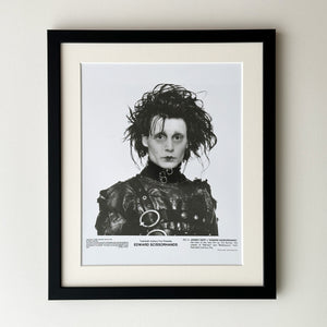 Edward Scissorhands (1990) Johnny Depp Tim Burton Publicity Film Movie Still - Framed