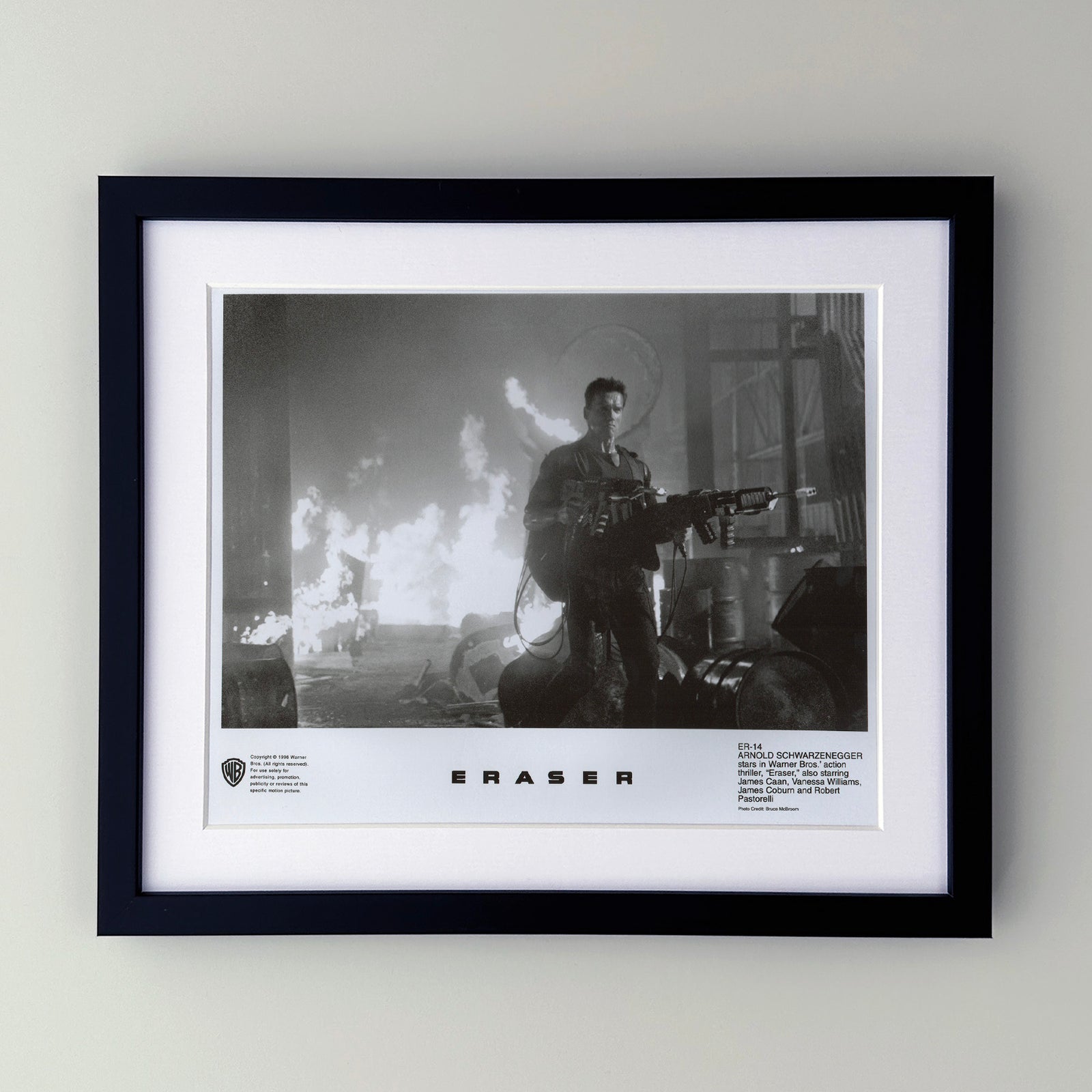 Eraser 1996 Film Movie Press Publicity Still Framed