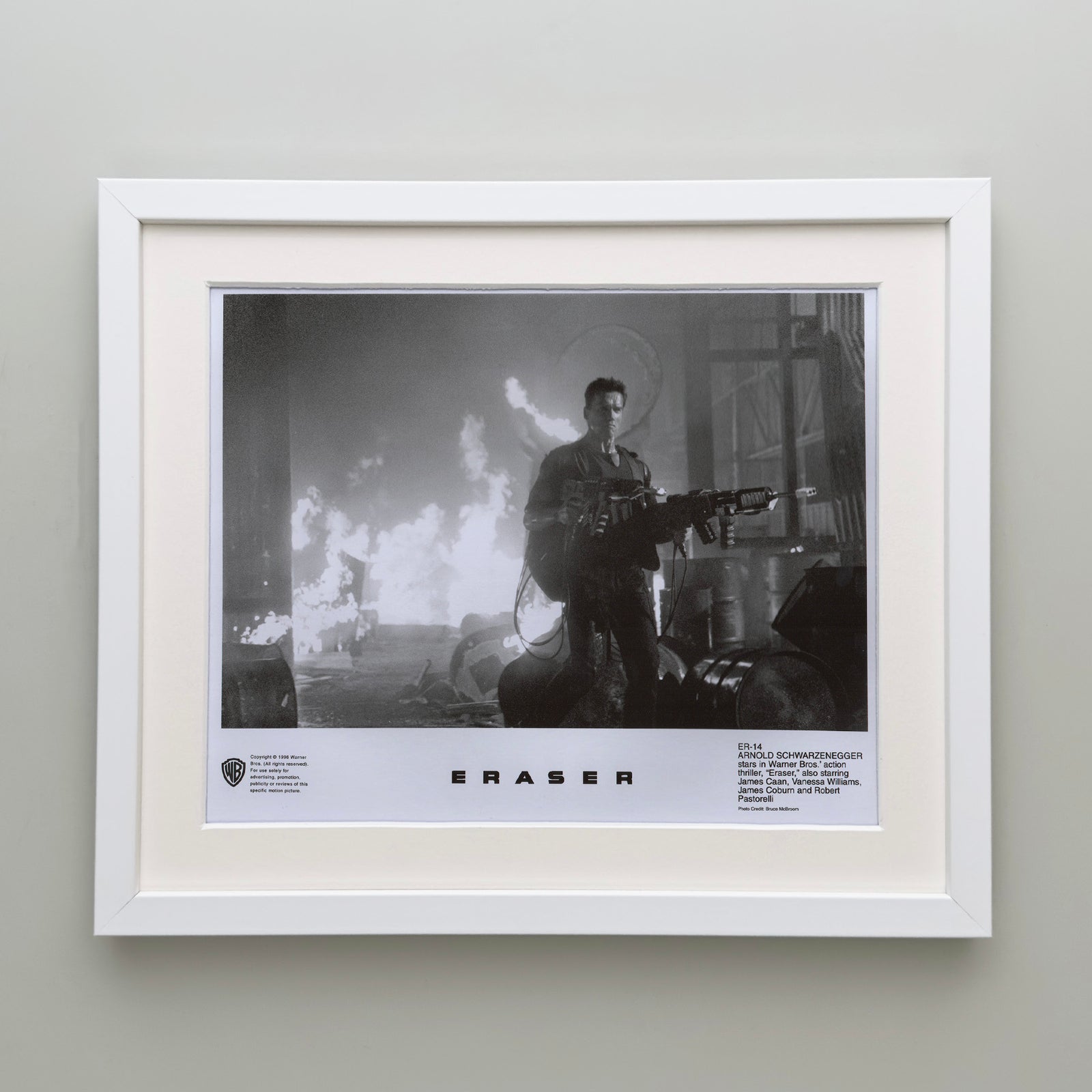 Eraser 1996 Film Movie Press Publicity Still Framed