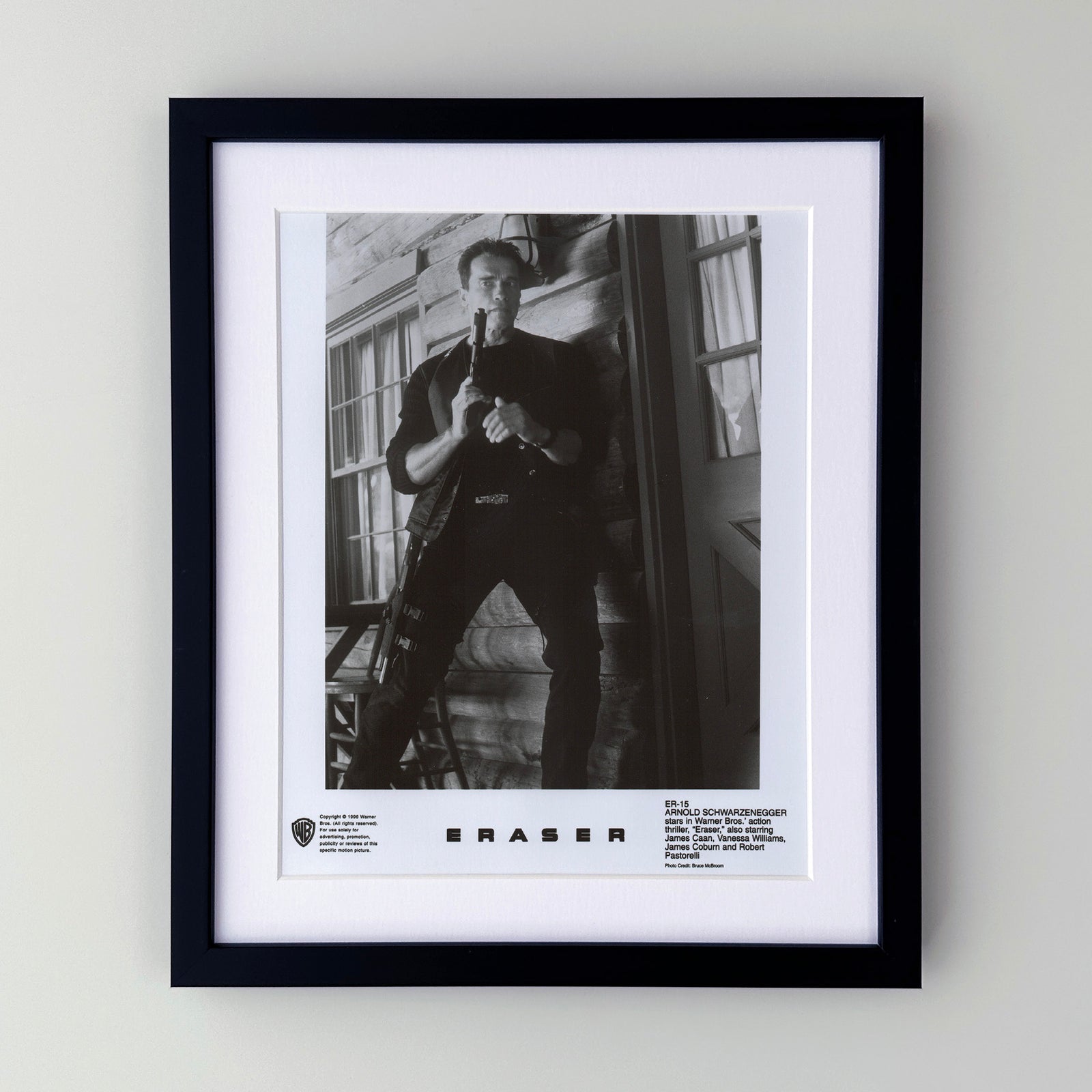 Eraser 1996 Film Movie Press Publicity Still Framed