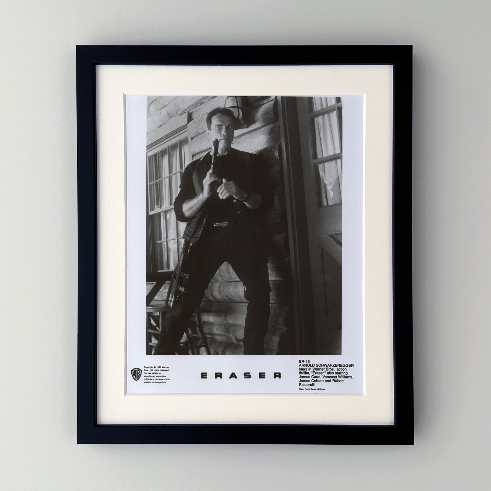 Eraser 1996 Film Movie Press Publicity Still Framed