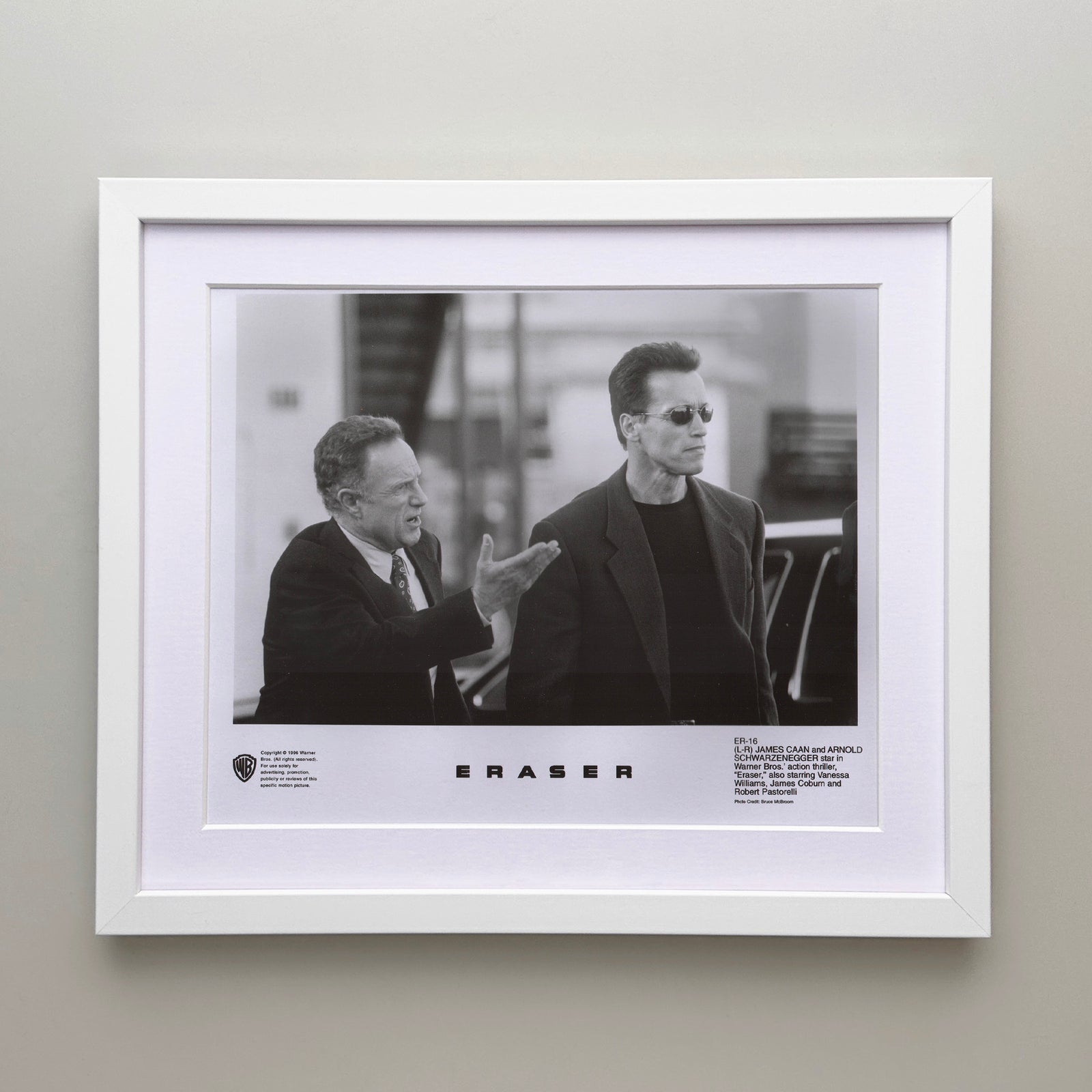 Eraser 1996 Film Movie Press Publicity Still Framed