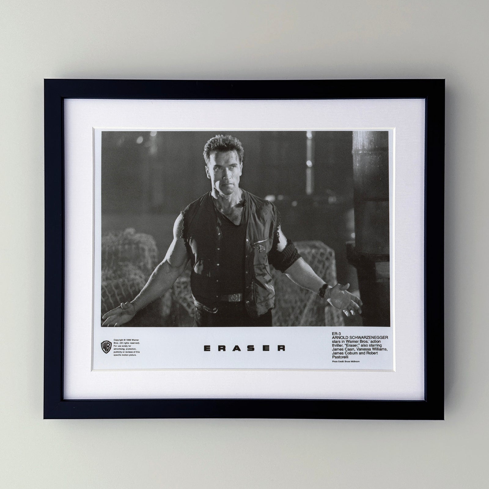 Eraser 1996 Film Movie Press Publicity Still Framed