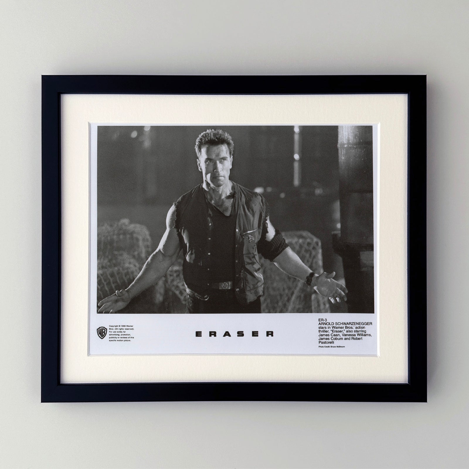 Eraser 1996 Film Movie Press Publicity Still Framed