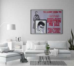 everything for sale 1969 uk quad academy cinema film movie poster peter strausfeld