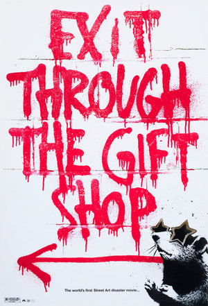 Exit Through the Gift Shop 2010 US 1 Sheet Film Movie Poster Banksy