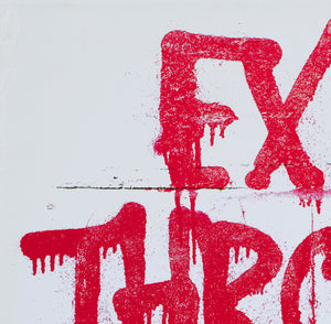 Exit Through the Gift Shop 2010 US 1 Sheet Film Movie Poster Banksy - detail