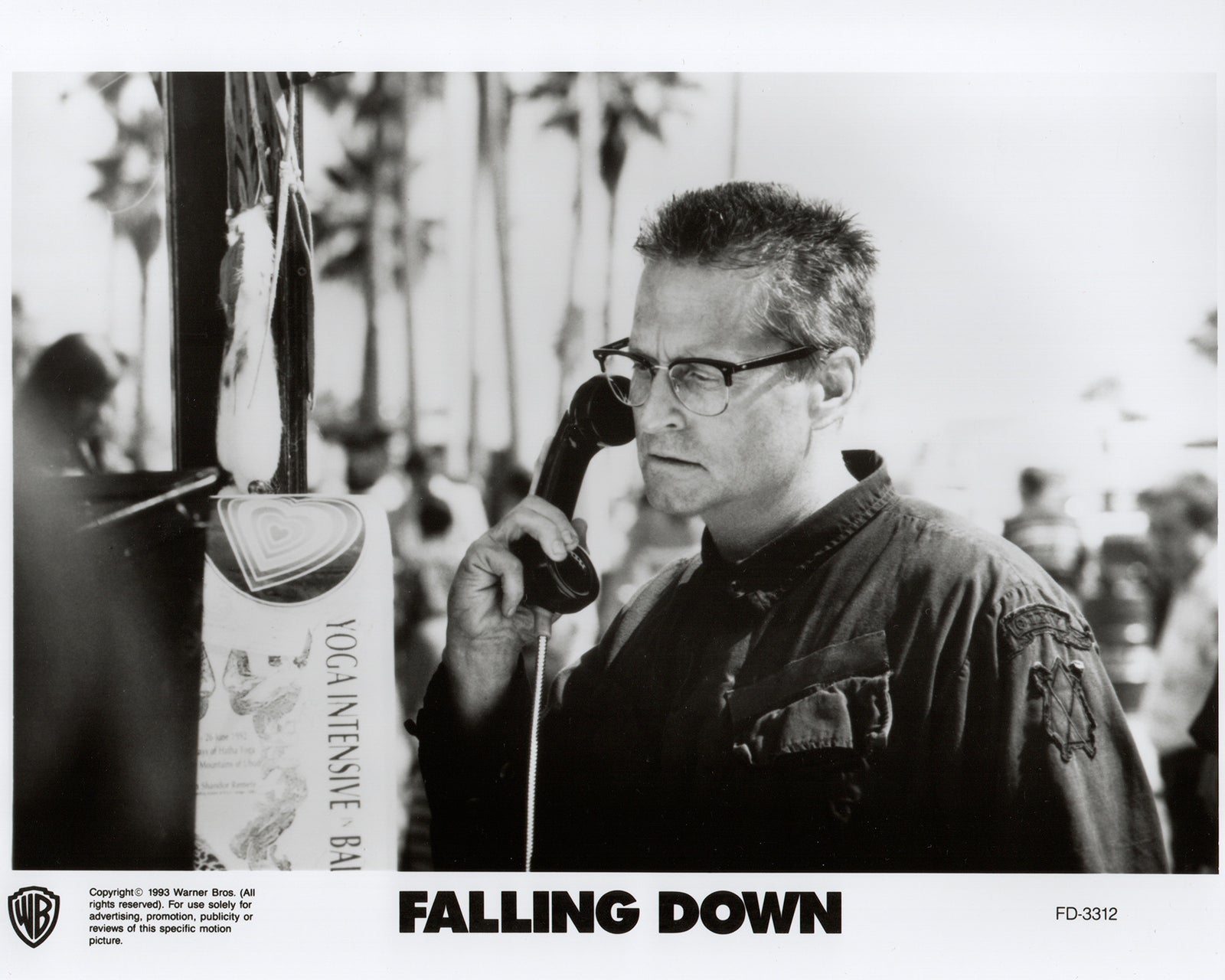 Falling Down 1993 Film Movie Press Publicity Still Framed