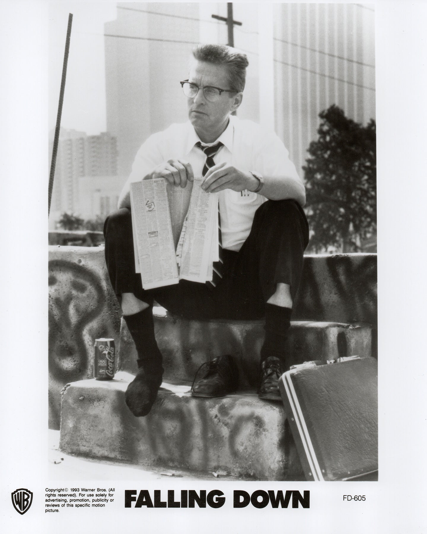 Falling Down 1993 Film Movie Press Publicity Still Framed