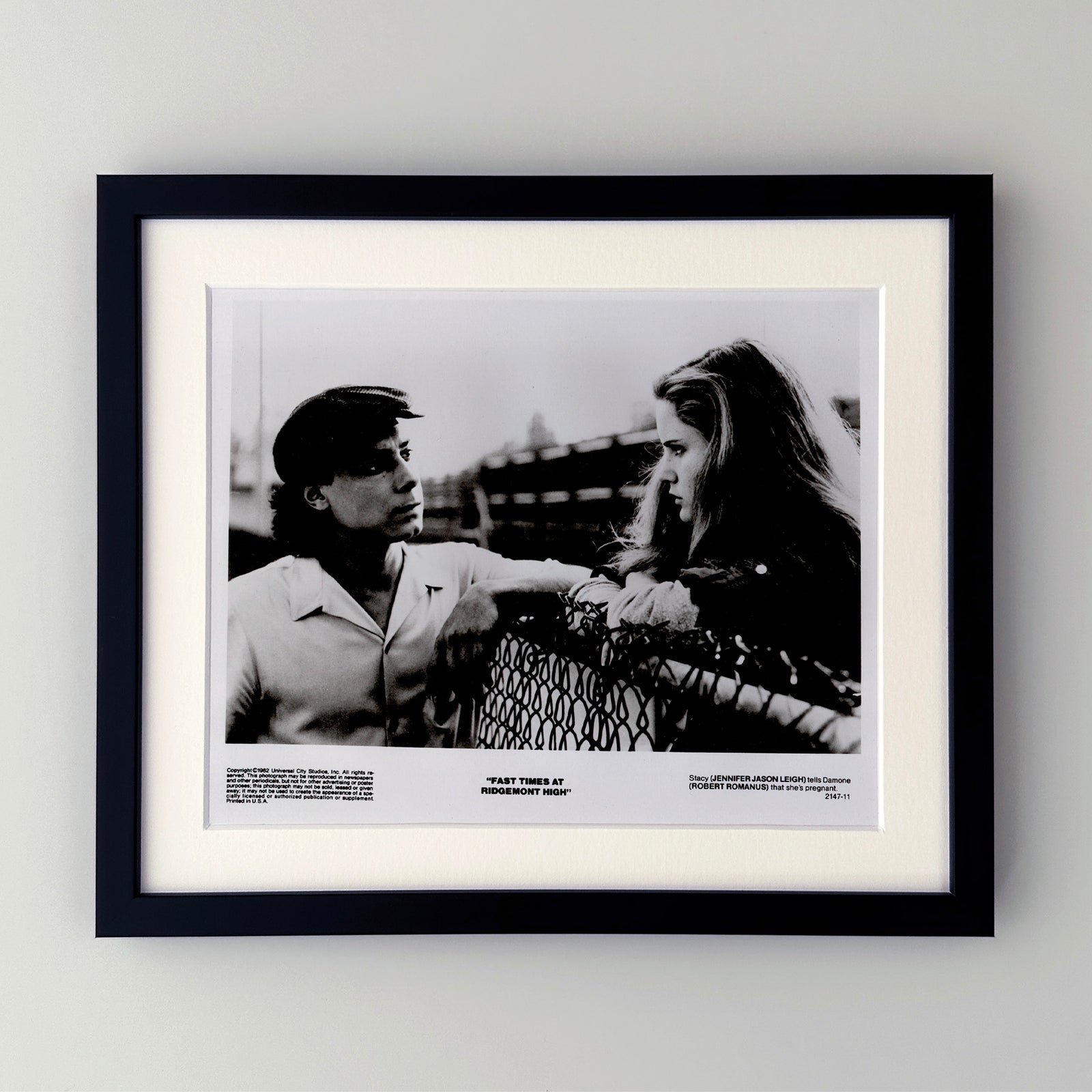 Fast Times at Ridgemont High 1982 Film Movie Press Publicity Still Framed