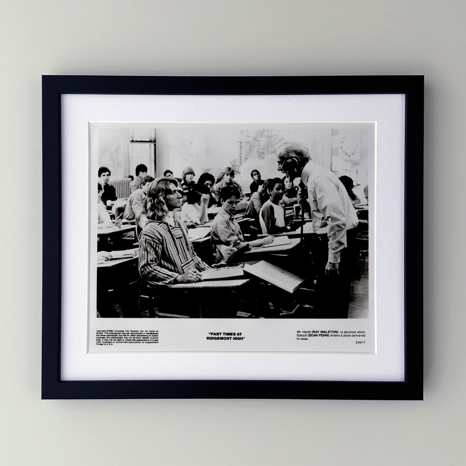 Fast Times at Ridgemont High 1982 Film Movie Press Publicity Still Framed