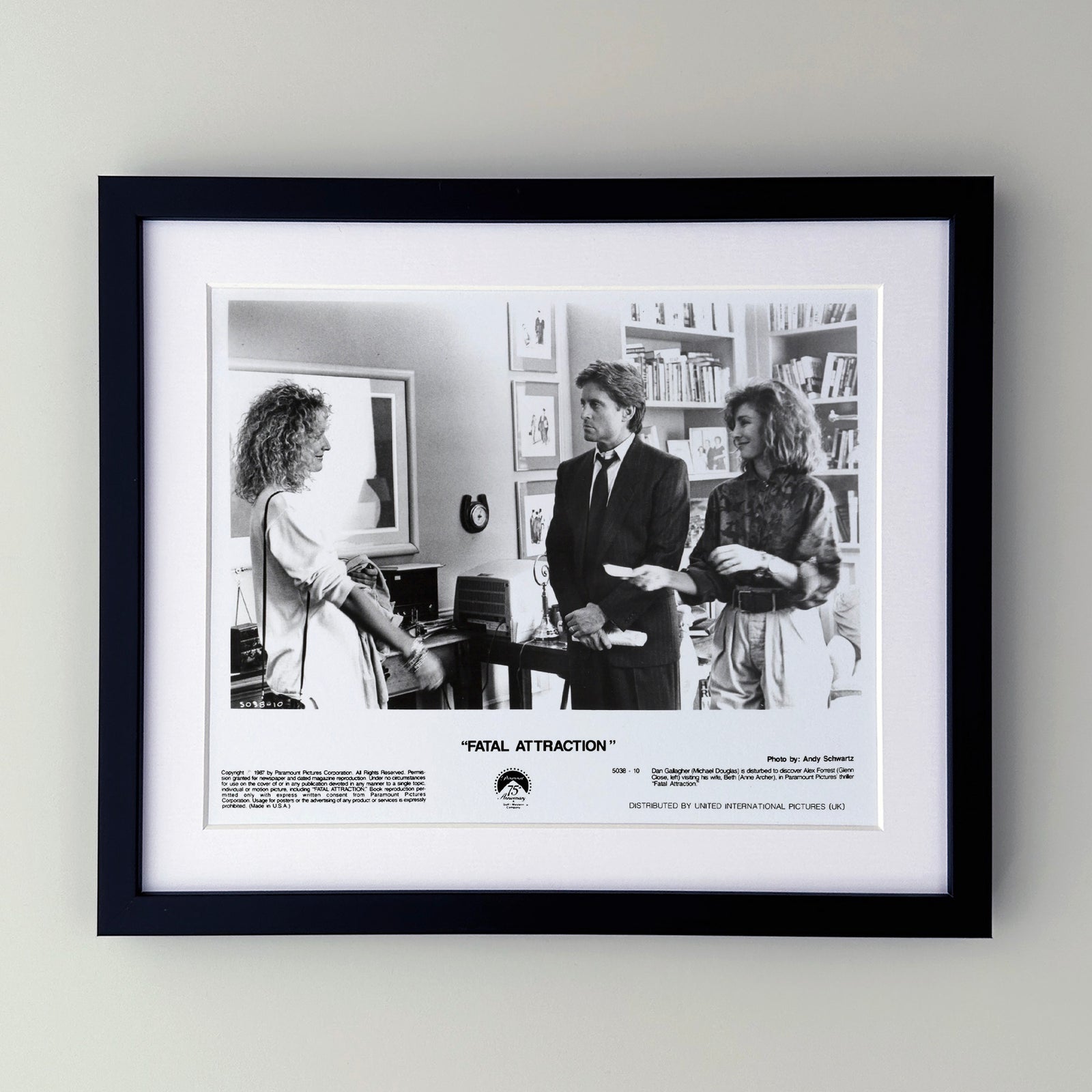 Fatal Attraction 1987 Publicity Film Movie Press Still Framed