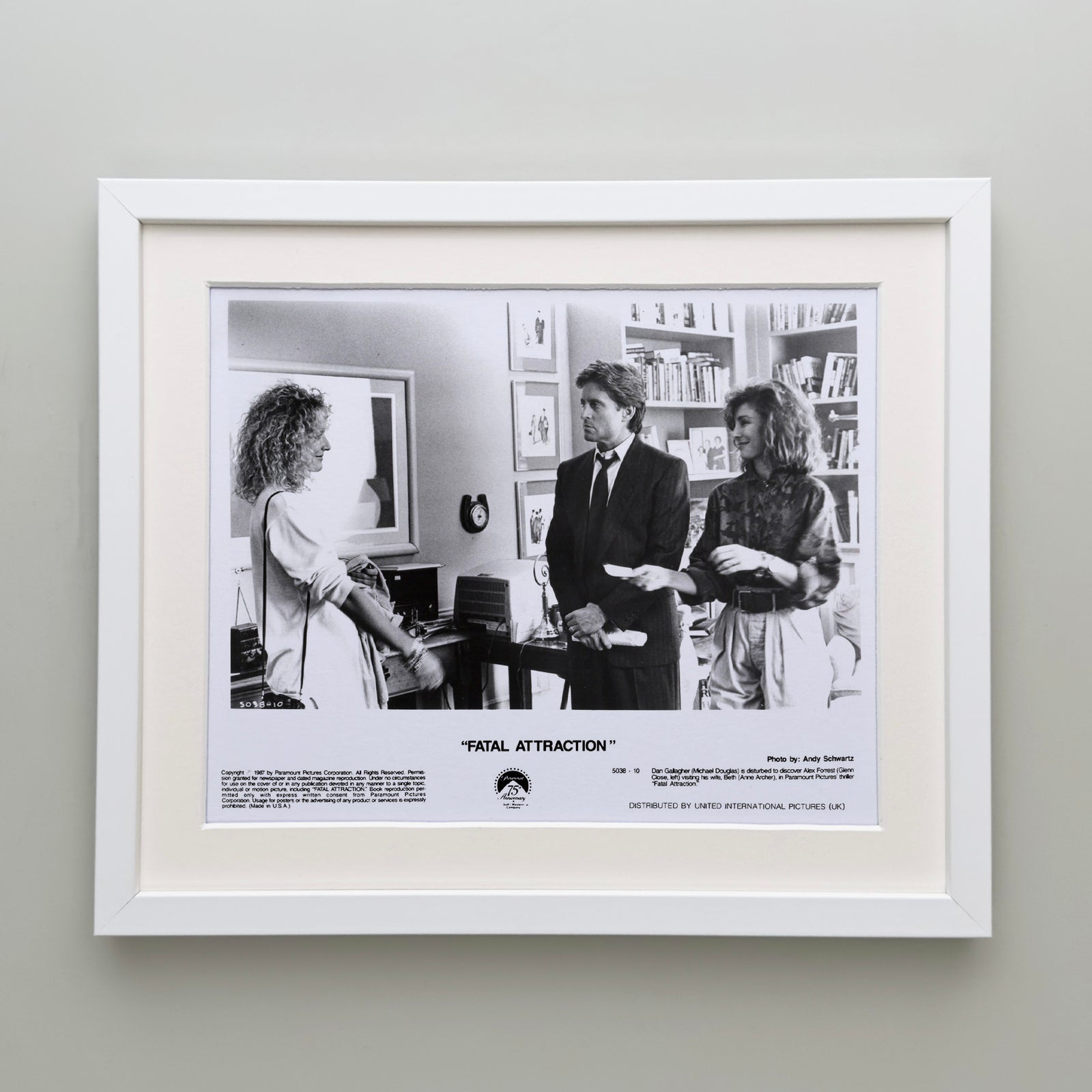 Fatal Attraction 1987 Publicity Film Movie Press Still Framed