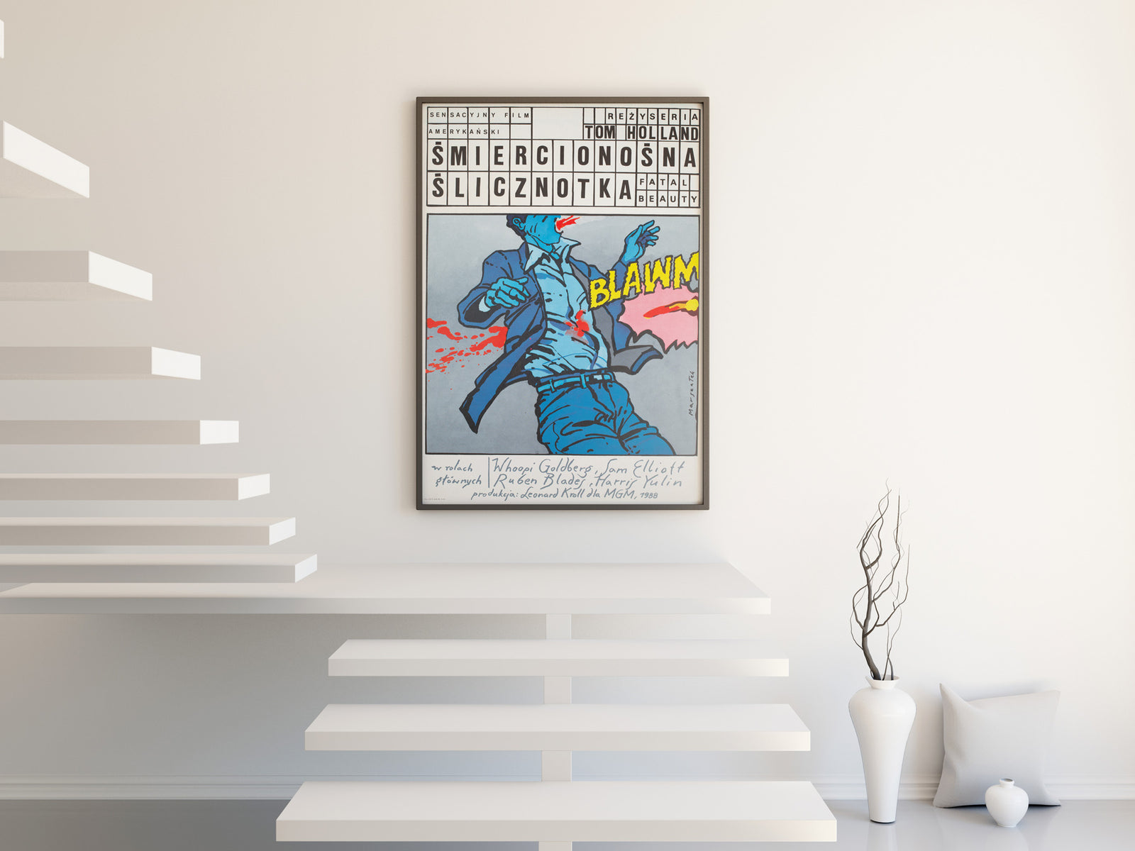 Fatal Beauty Polish Film Movie Poster, Grzegorz Marszalek
