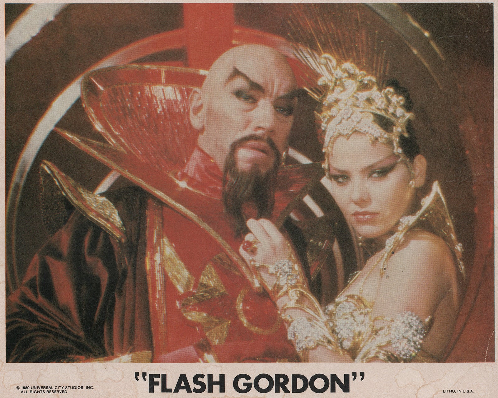 Flash Gordon 1980 Film Movie Lobby Card Framed