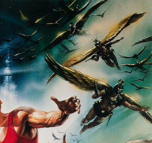 Flash Gordon 1981 Japanese B2 Film Movie Poster, Renato Casaro - detail