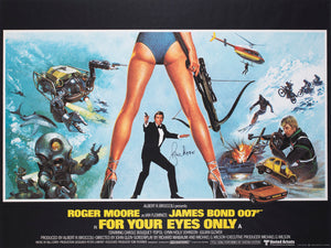 for your eyes only quad 1981 uk quad film movie poster brian bysouth