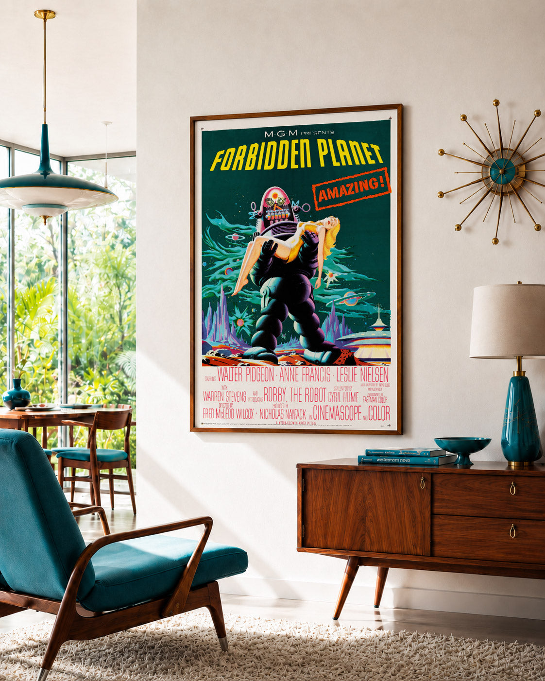 Forbidden Planet 1956 US 1 Sheet Film Poster