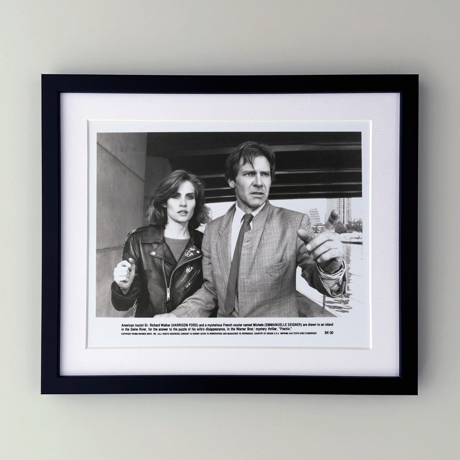 Frantic 1988 Press Publicity Film Movie Still - Framed