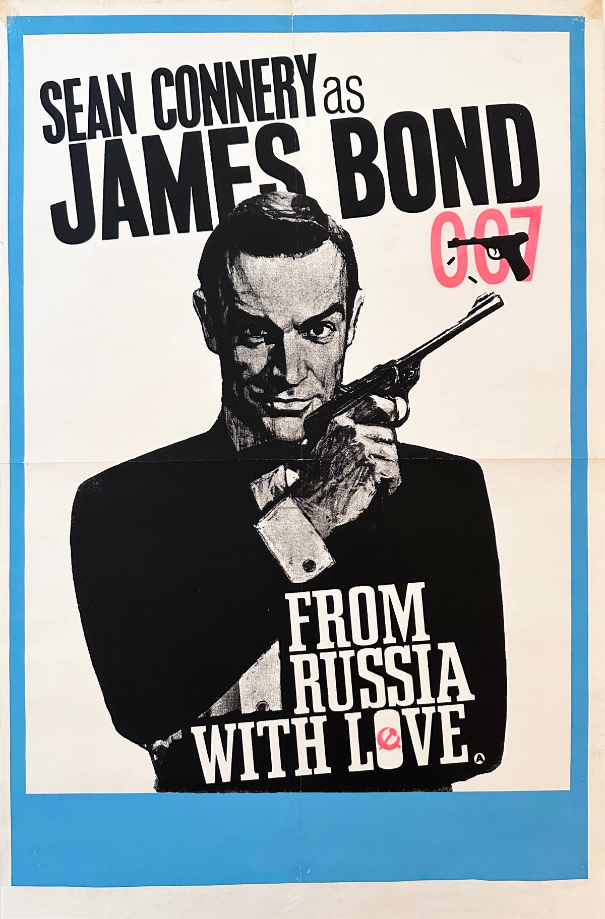 From Russia With Love 1964 UK Double Crown Style B Film Poster