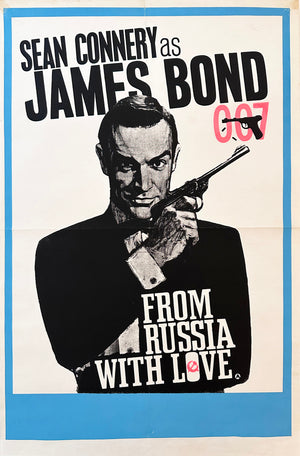 From Russia With Love 1964 UK Double Crown Style B Film Poster