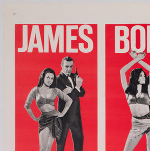 From Russia With Love 1964 US 1 Sheet Style B Film Movie Poster - detail