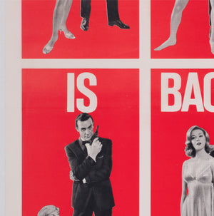From Russia With Love 1964 US 1 Sheet Style B Film Movie Poster - detail