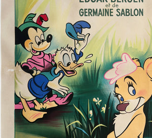 Fun and Fancy Free 1947 Disney French Grande Film Movie Poster - detail