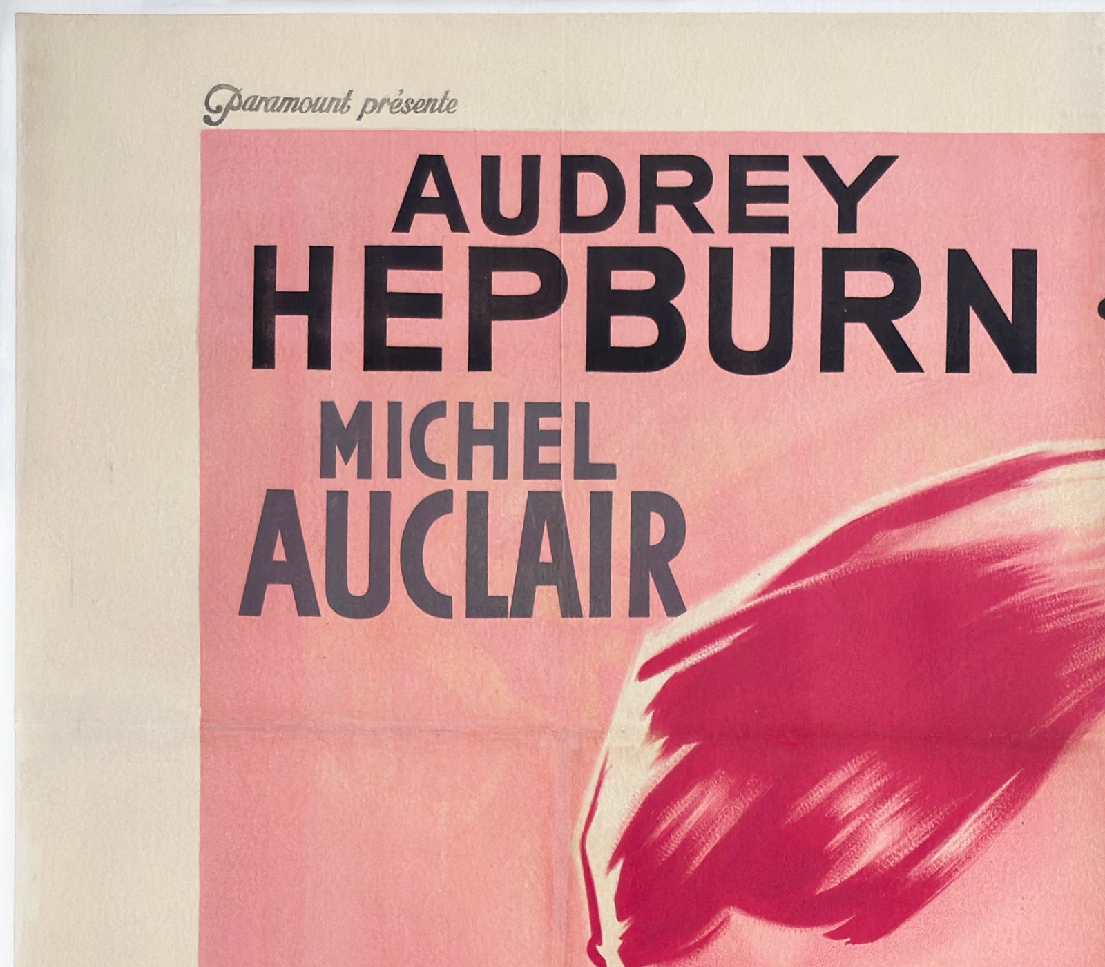 Funny Face 1957 French Grande Film Movie Poster, Boris Grinsson - detail